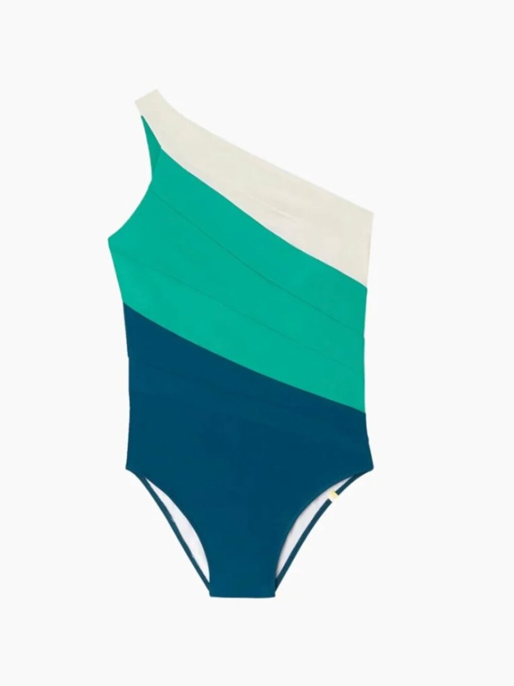 Women's Summersalt Sidestroke Swimsuit, 18 (Seaweed & Seaglass & White Sand)
